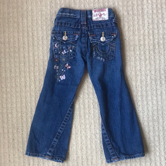 True Religion Girls Denim Bootcut Jeans LOT of 2 VINTAGE - Picture 4 of 7